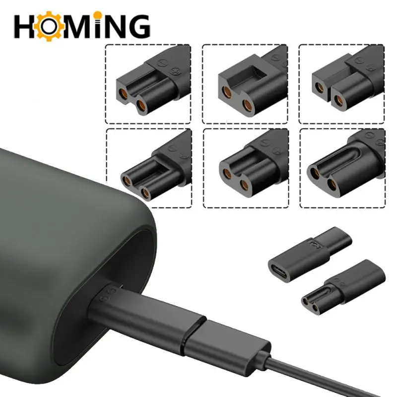 Универсальные Триммеры Для Волос Цельный Разъем Type-c Usb-адаптер Зарядные Головки