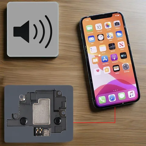 Замена громкого динамика для iPhone 11 12 Pro Max, нижний громкоговоритель, зуммер, звонок, антенна в сборе, запасные части
