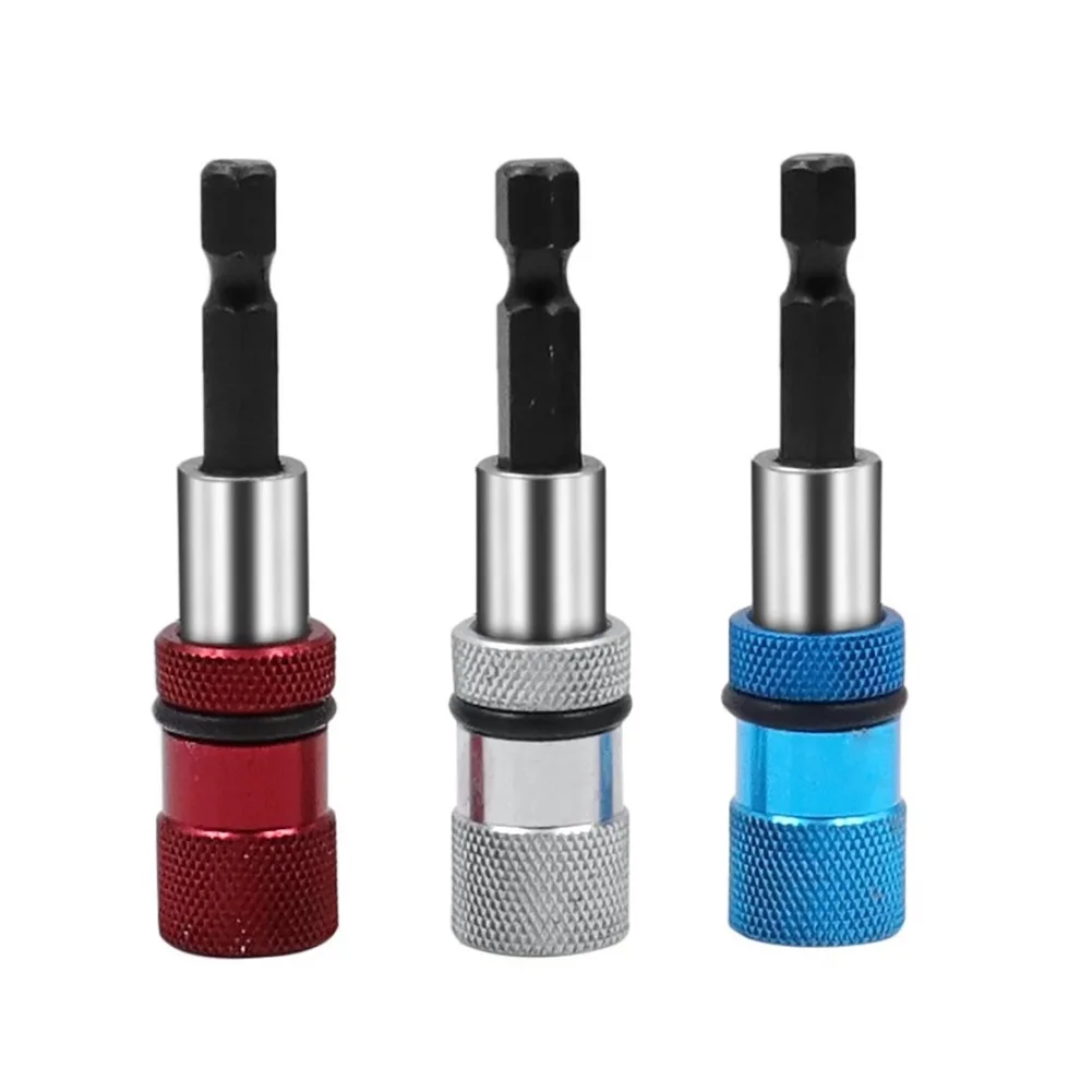 

1/4"Hex Magnetic Ring Screwdriver Bits Drill Hand Tools Drill Bit Extension Rod Quick Change Bit Holder For Electric Screwdriver