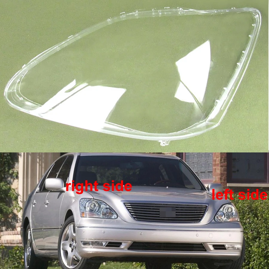 

For Lexus LS430 2004 2005 2006 Headlight Cover Shade Headlamp Shell Lampshade Lens Plexiglass Replace Original Lampshade