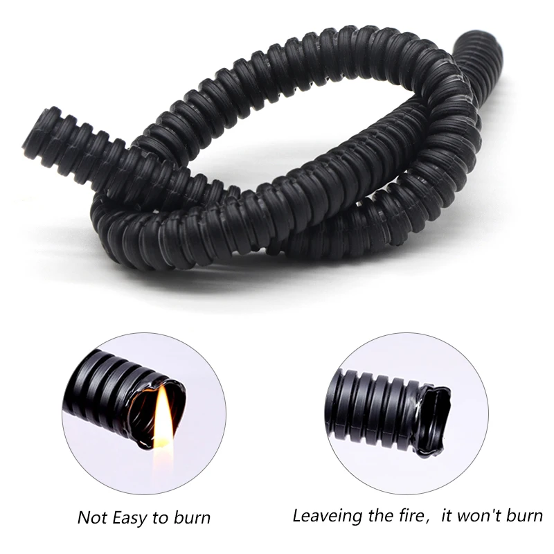 8 цветов полипропиленовая изолированная гофрированная труба 7 5 мм ~ 34 проволочный