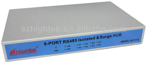 

Industrial opto-isolated 8 port rs485 hub splitter