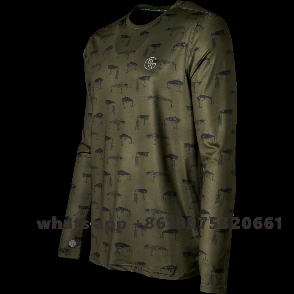

Fishing Clothing Mens Crewneck Shirt - Print Camisa De Pesca Fishing Uv Protection Shirt Upf 50 Quick Dry Tops 2022
