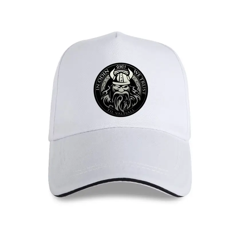 

In Odin We Trust Til Valhalla Viking Men's Baseball cap Black