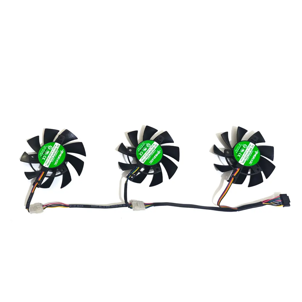 Оригинальный 3FAN 75MM 7PIN PLA08015S12HH Вентилятор Охлаждения видеокарты, для ASUS GTX 1660, GTX 1660S, GTX 1660TI TUF, RX 5700, RX 5700XT TUF (art.: 3920c84cd1bb6) - 3920c84cd1bb6
