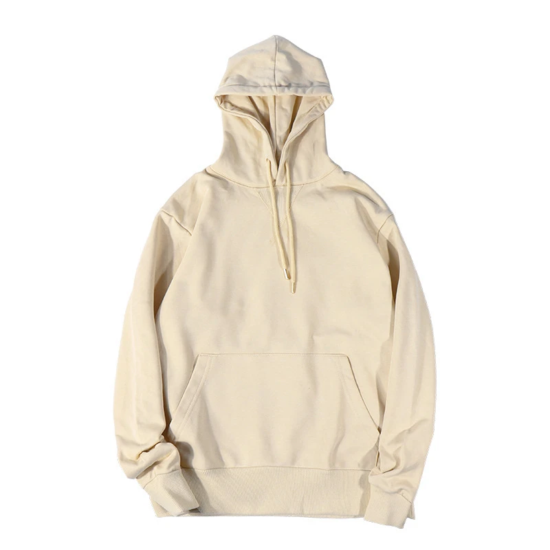 

100% Cotton Hoodie Solid Color Couple Men and Women Trend Basic Style Hoodies Women