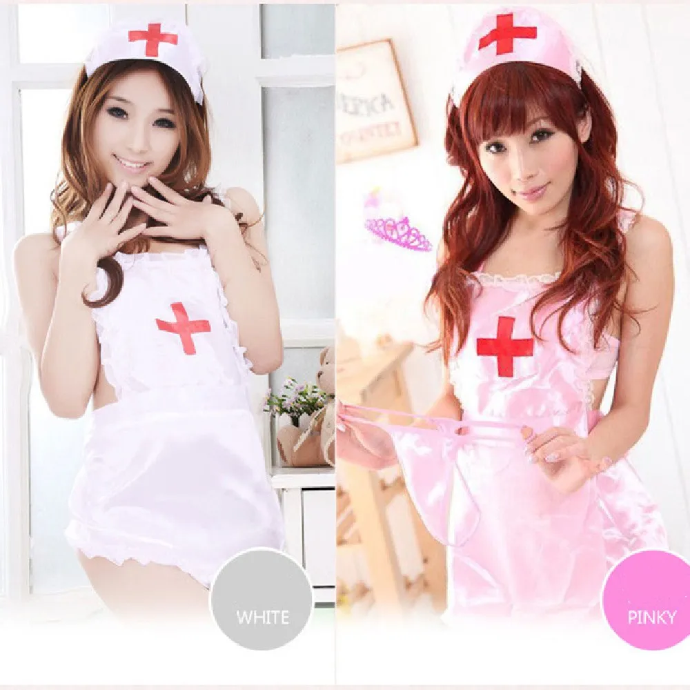 

Мини-платье для медсестры, нижнее белье, корсет, кружевная юбка, сексуальная шапка с перекрестными лямками, боди, эротический костюм с вырез...