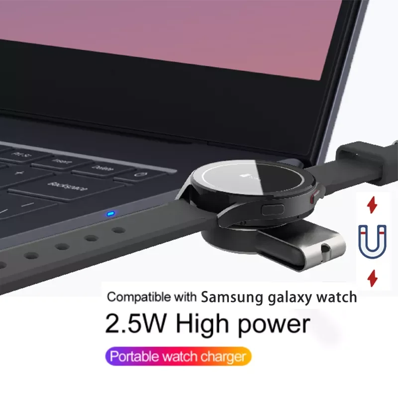 

Watch Power Supply Adapte New Samsung Galaxy Fast Charger Galaxy Watch 3/4 Active 1 2 Magnetic Fast Charging 40/41/40mm Samsung