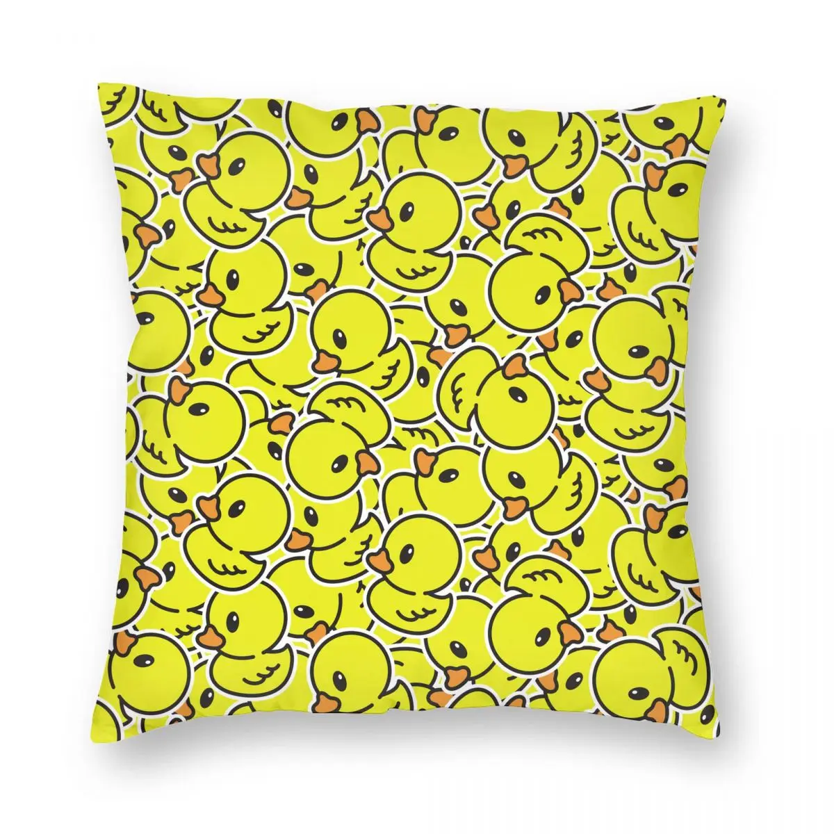 

Мягкий декоративный чехол с рисунком желтой утки, 18 дюймов