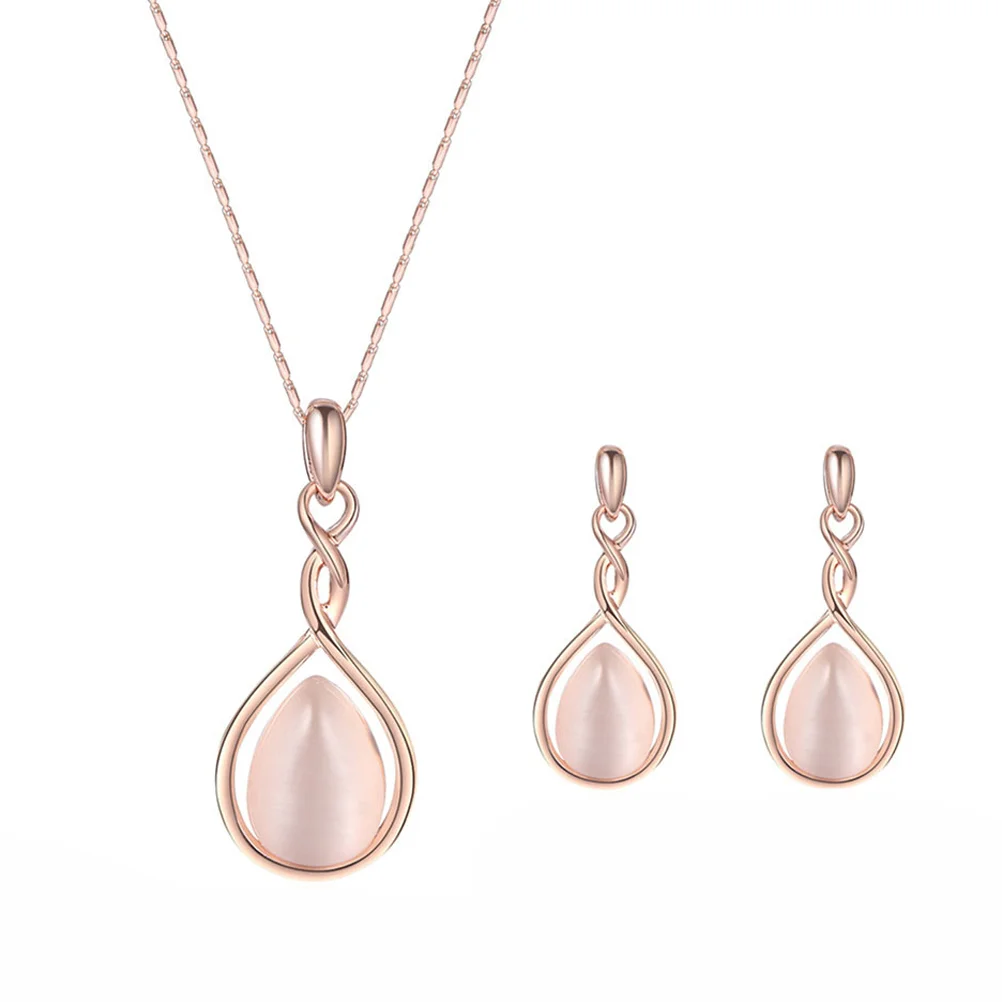 

Jewelry Set Pearl Pendant Earrings Necklace Jewelry Accessories Gifts for Holiday Christmas Birthday Party Favors