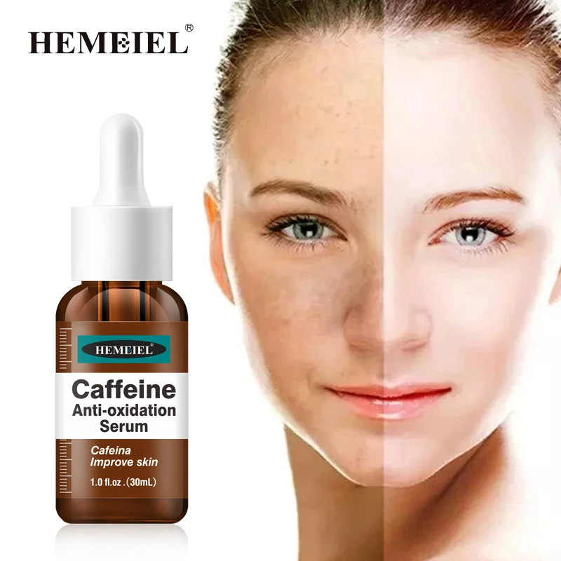 

Сыворотка Hemeiel для ухода за лицом, Антивозрастная, с кофеином, сыворотка против морщин для лица, против тонких линий кожи, уход питание, укреп...