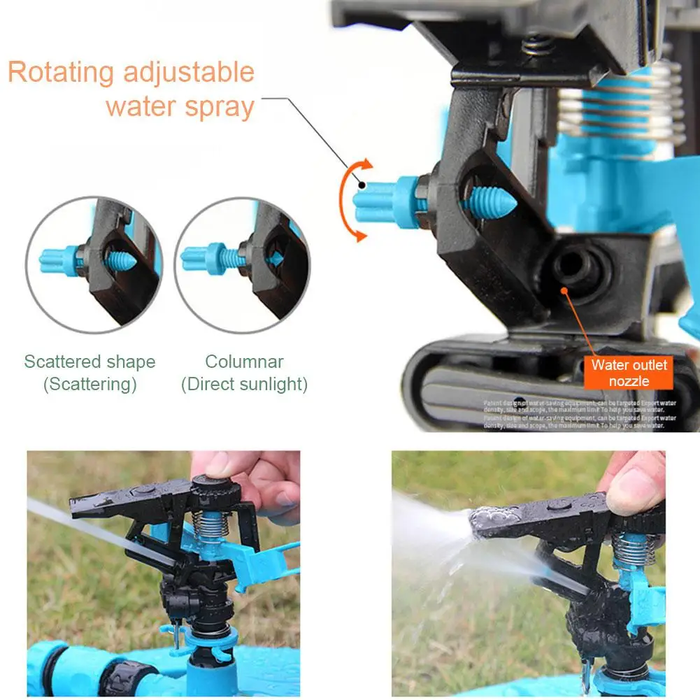 

Automatically 360 Degree Rotate Sprinkler Quick Coupling Gardening Nozzle Lawn Lawn Tools Rotating Irrigation Sprinkler Gra I4D4