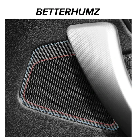 Betterhumz для BMW F20 серии 1, изготовлен из алькантары, салон автомобиля, дверной звуковой сигнал, кольцо, панель динамика, отделка, авто наклейка, аксессуары для тюнинга