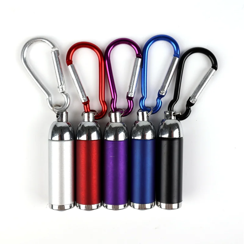 

Mini key light portable LED flashlight keychain key column flash outdoor camping accessories