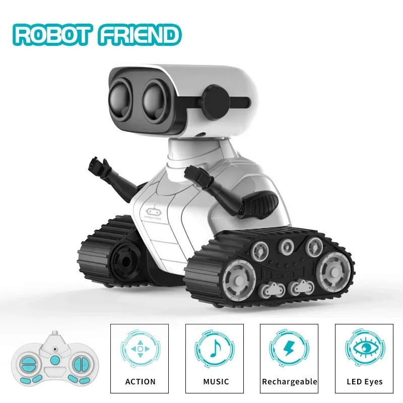 Ebo Robot Toys Перезаряжаемый RC робот для детей мальчиков и девочек игрушка с
