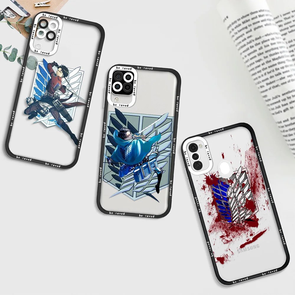 

Anime Attack on Titan Phone Case for Samsung A11 A12 A71 A21S A52 A32 4G A52S A53 5G A72 S22 Plus S22Ultra Coque Soft Back Cover