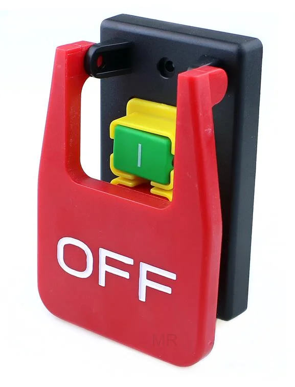 

KJD17B 220V-240V 16A 5E4 electromagnetic safety switch with emergency stop cover