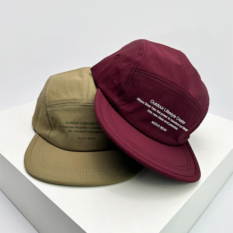 Бейсболка унисекс быстросохнущая бейсболка с надписью на плоской подошве