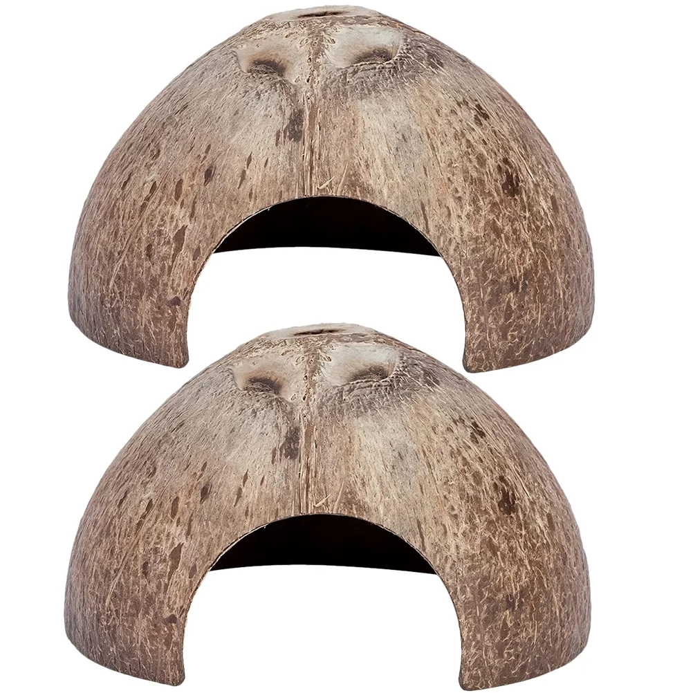 

Reptile Cave Shelter Aquarium Tank Hideout Hut Habitat Terrarium Hiding Hideouts Shrimp Decorative Reptiles Caves Gecko
