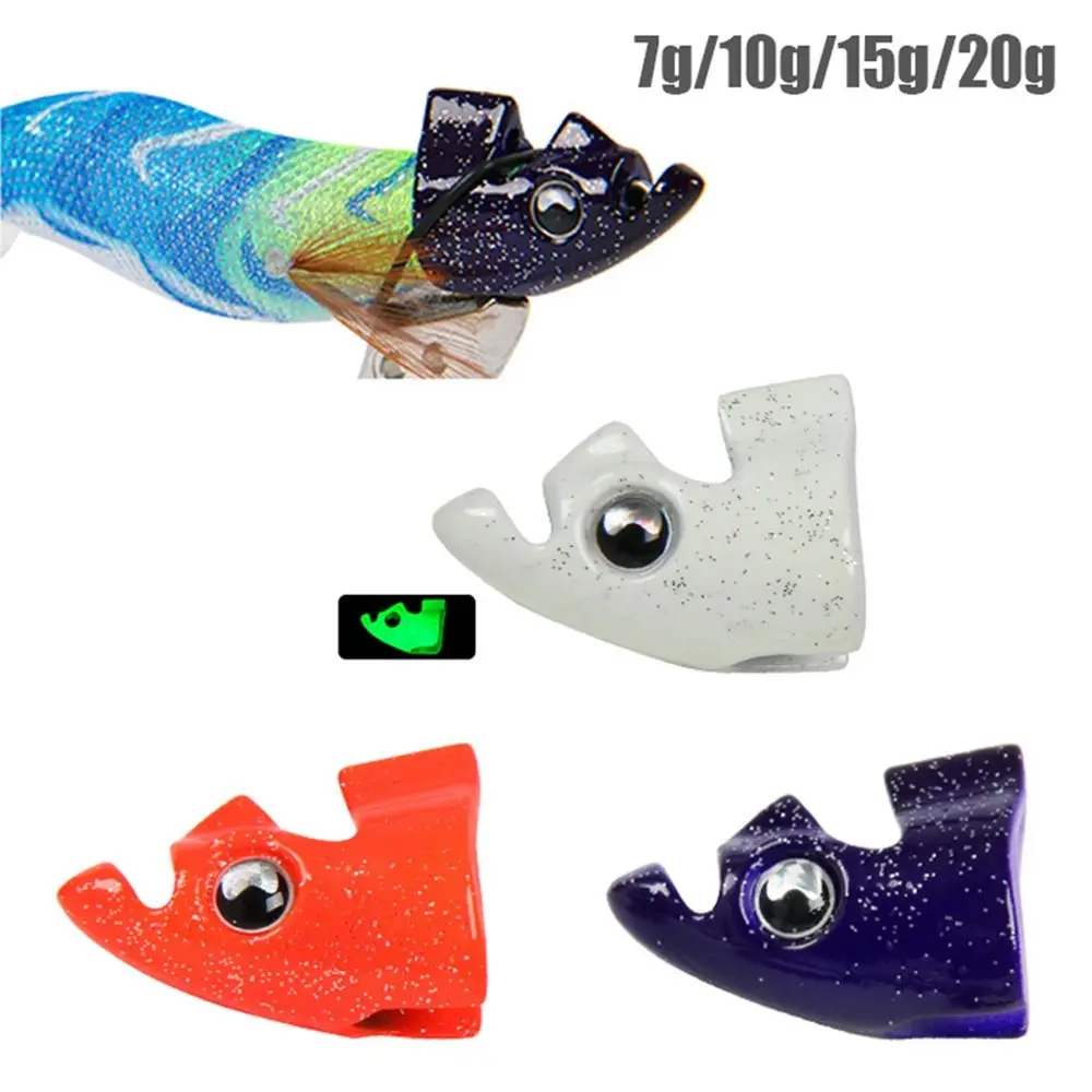 

Octopus Bait Shrimp Prawn 7g 10g 15g 20g Wood Shrimp Weight Sinker Squid Jig Tip Run Sinker Fishing Bait Tackle