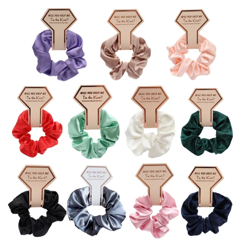 

Hair Scrunchy for Bridesmaids Bridal Shower To Have and To Hold Your Hair Back DropShip