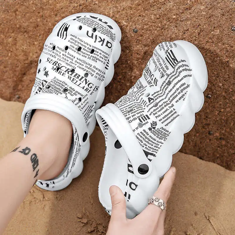 

Sole Men Slippers Designer Luxury 2021 Men Casual Shoes Sho Men's Footwear Without Lace Sandals For Men Outdoor Consolo Tennis