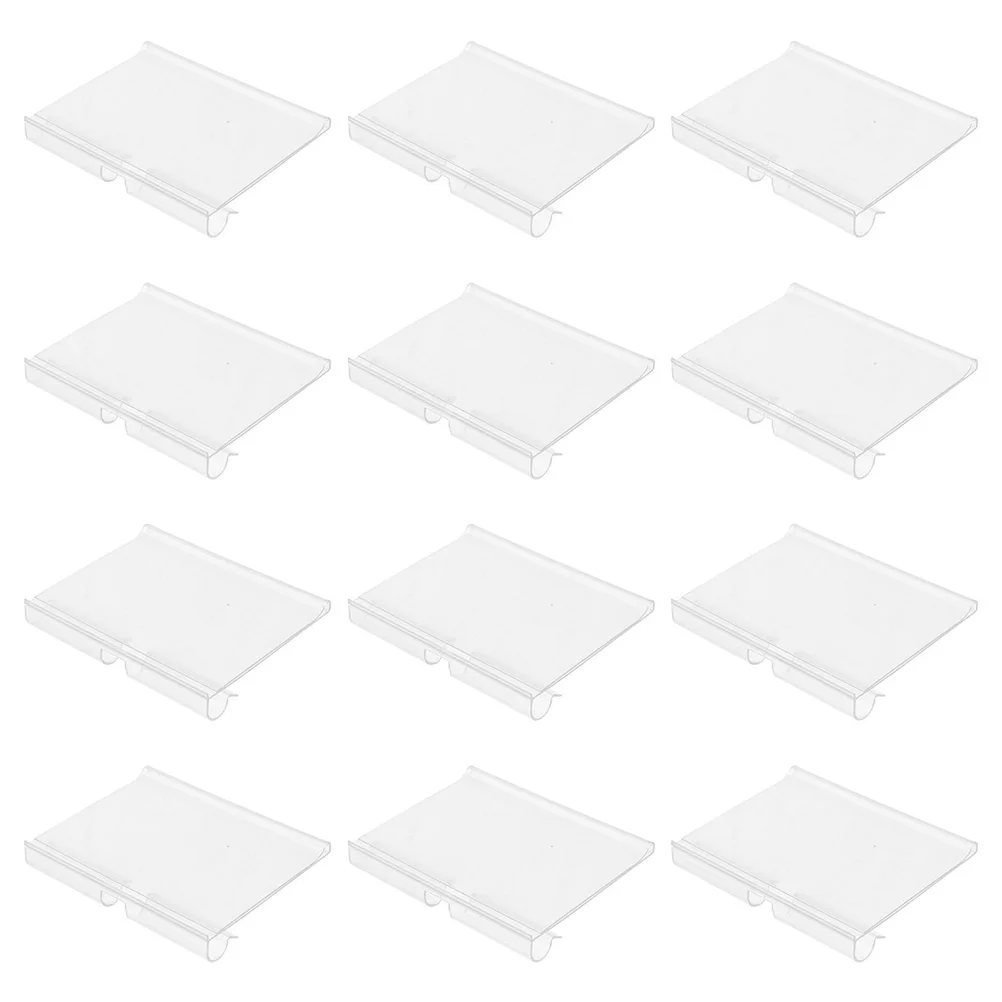 

50pcs Multipurpose Price Tag Holders Store Discount Display Holders (White)