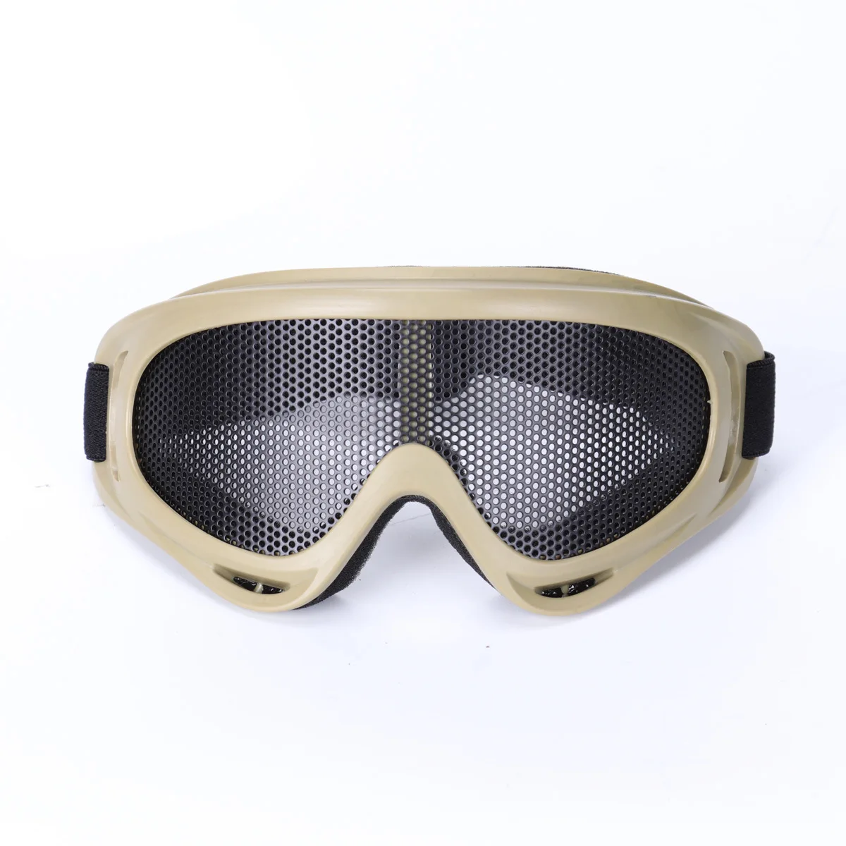 stwo na świeżym powietrzu okulary z siatki stalowej odporne uderzenia maska CS ochronne taktyczne Airsoft akcesoria