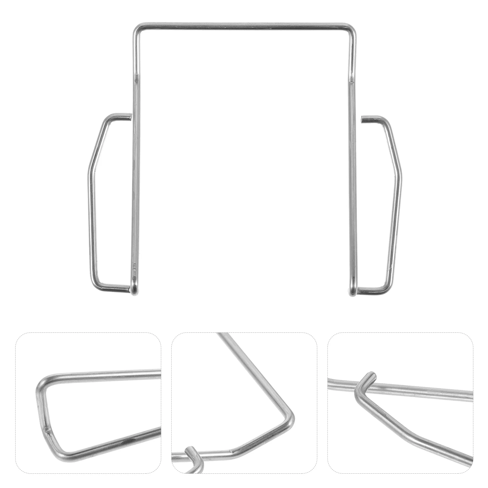 

Metal Brackets Microphone Belt Clip Mount Lapel 5.7x5cm Holder Lavalier Clips Silver
