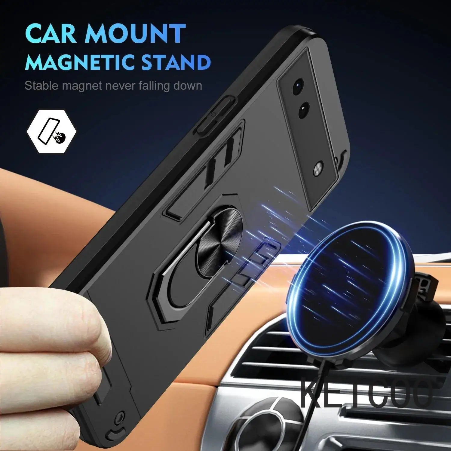 Чехол для Google Pixel 6a бронированный противоударный жесткий чехол телефона GooglePixel6a