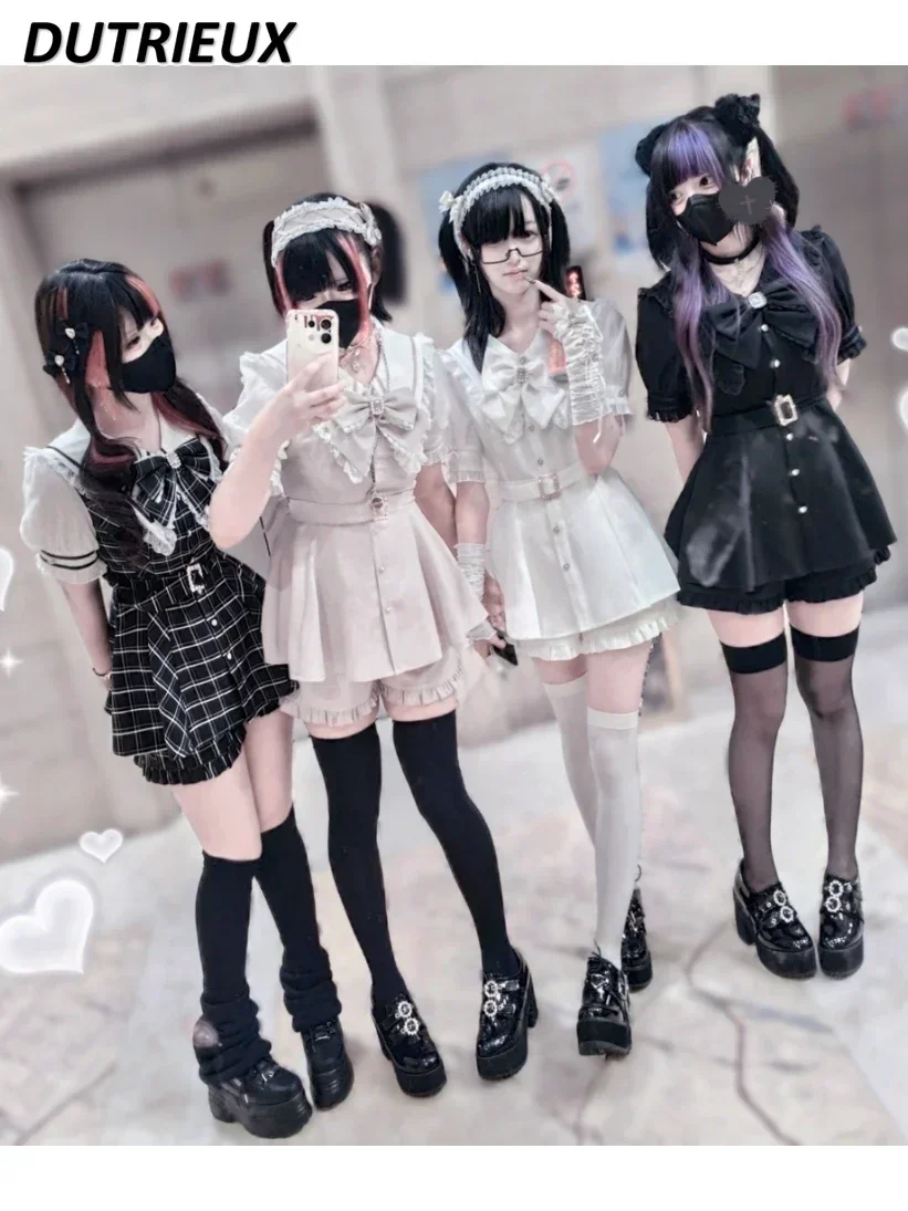 Женский комплект из двух предметов летнее платье с коротким рукавом и шорты в