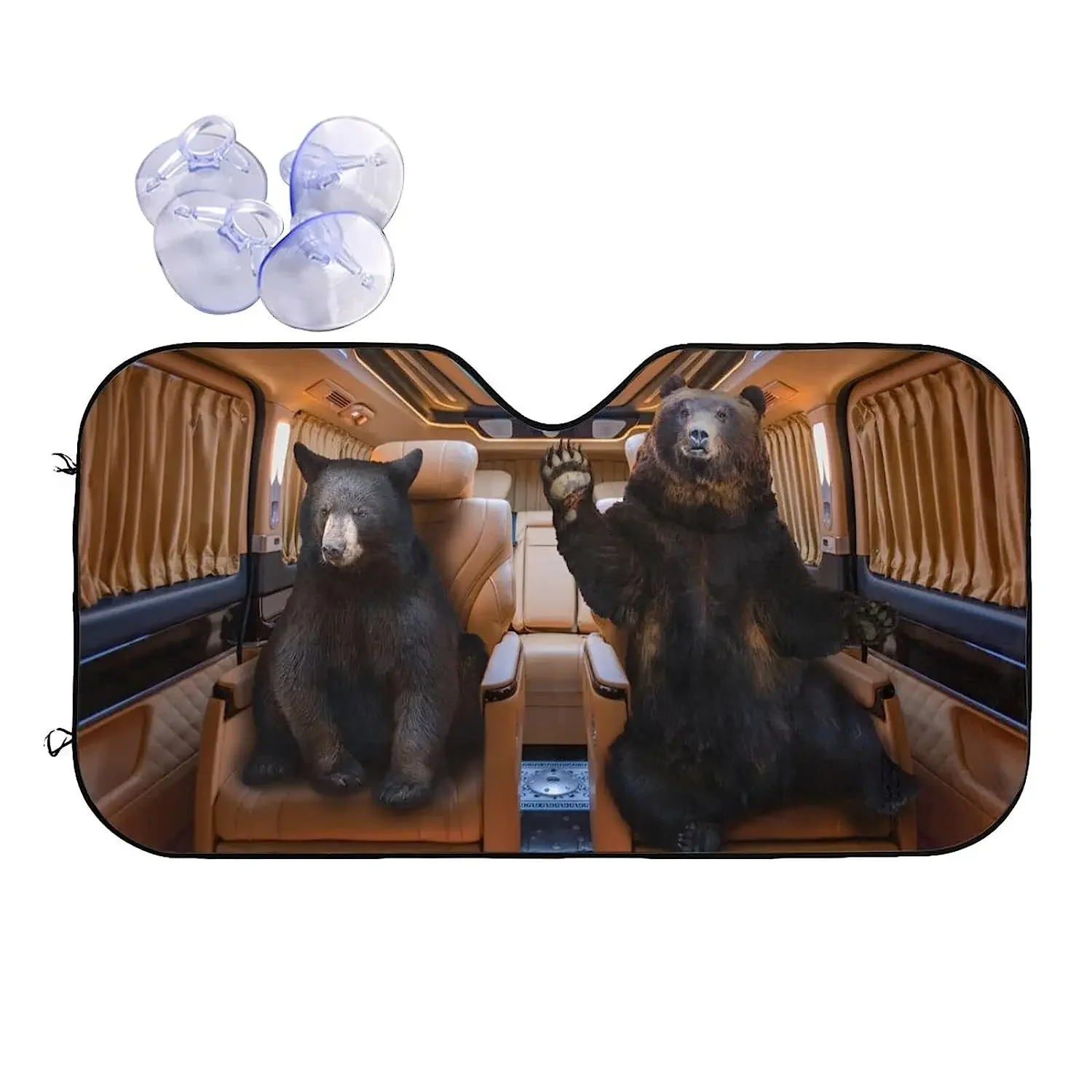 Солнцезащитный козырек для лобового стекла автомобиля 30x55 дюймов