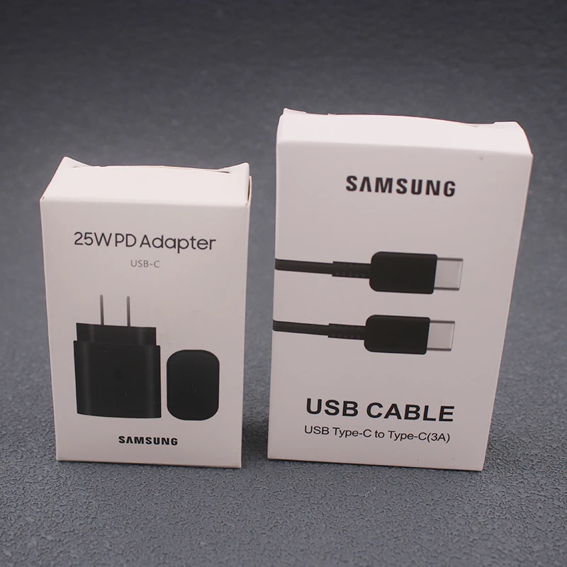 Быстрое зарядное устройство с вилкой для Samsung Note10, 25 Вт адаптер питания с американской вилкой для Galaxy A52, A72, A32, A51, A71, A31, A22, A23, A24, A14
