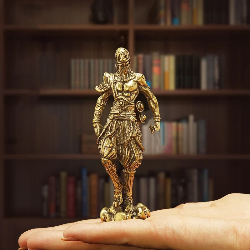 Черная Медная Миниатюрная Фигурка Домашнего Животного Wukong Myth Chai Милый Чайный
