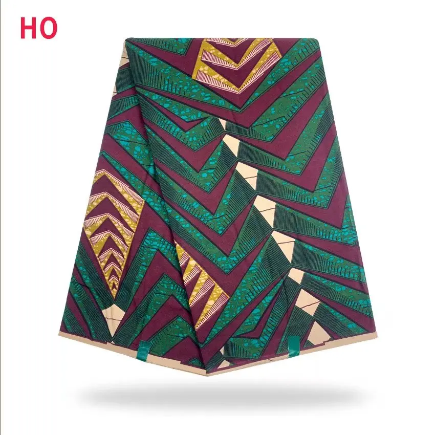 

Africa Ankara Prints Fabric Real Wax Tissu Sewing For Party Dress 100% Cotton Nigeria Designer DIY Patchwork Pagne High Quality