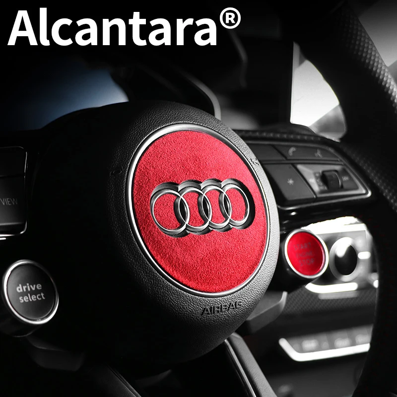 

Dedicated Alcantara Steering Wheel Sticker Decals for Audi A3 A4 S4 RS4 A5 S5 RS5 2017-2022, A6 S6 RS6 A7 S7 RS7 A8 S8 2019-2022