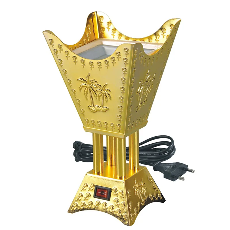 

Home Decoraction Essential Oil Burner Smoke Fountain Arab Incense Stand Aromatherapi Incensario Portatil Aroma Diffuser Electric