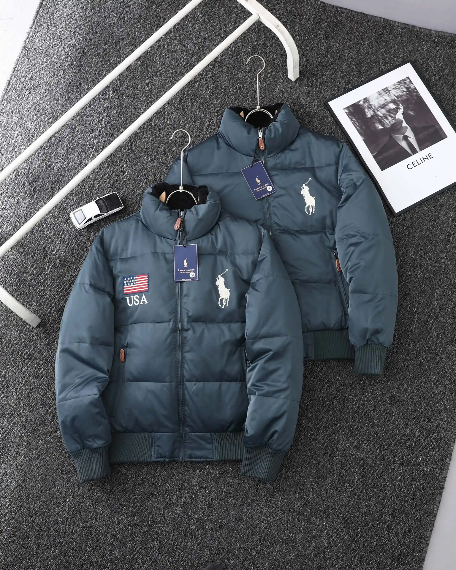 Пуховик Ralph Lauren высокое качество Мягкий и удобный Износостойкий Тонкая посадка