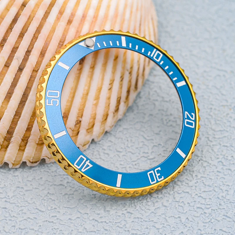 Mod 38mm Ceramic Bezel Insert for SKX007 SKX009 SKX011 SRPD Watch Case Submariner Automatic Men Watches Replace Accessories