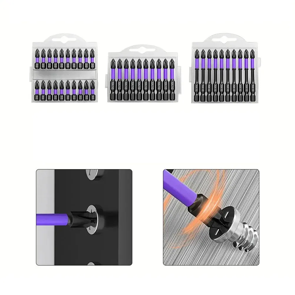 10/20 шт. Набор отверток для дрели из легированной стали