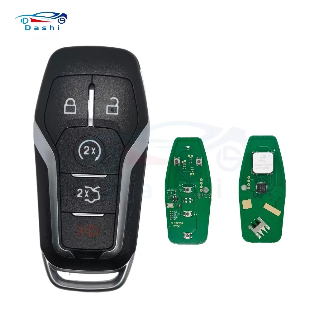 

Автомобильный дистанционный брелок Da Shi FCC: M3N-A2C31243300 подходит для Ford Edge Explorer Fusion Mustang 2013-2017 902 МГц ID49 чип умные автомобильные ключи