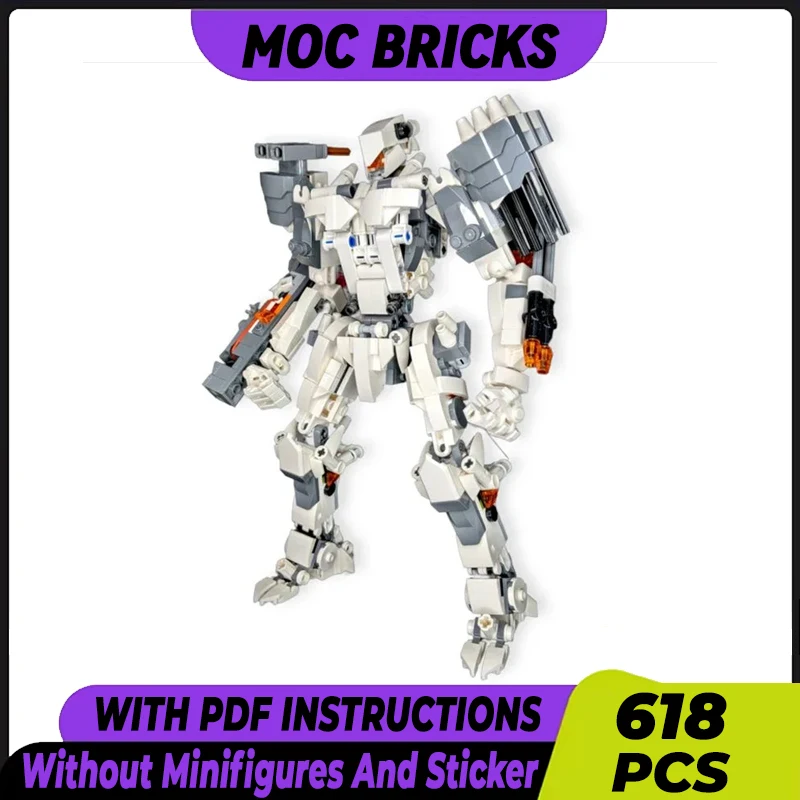 Механическая Военная Боевая модель Moc строительные блоки технология Mecha Ranger
