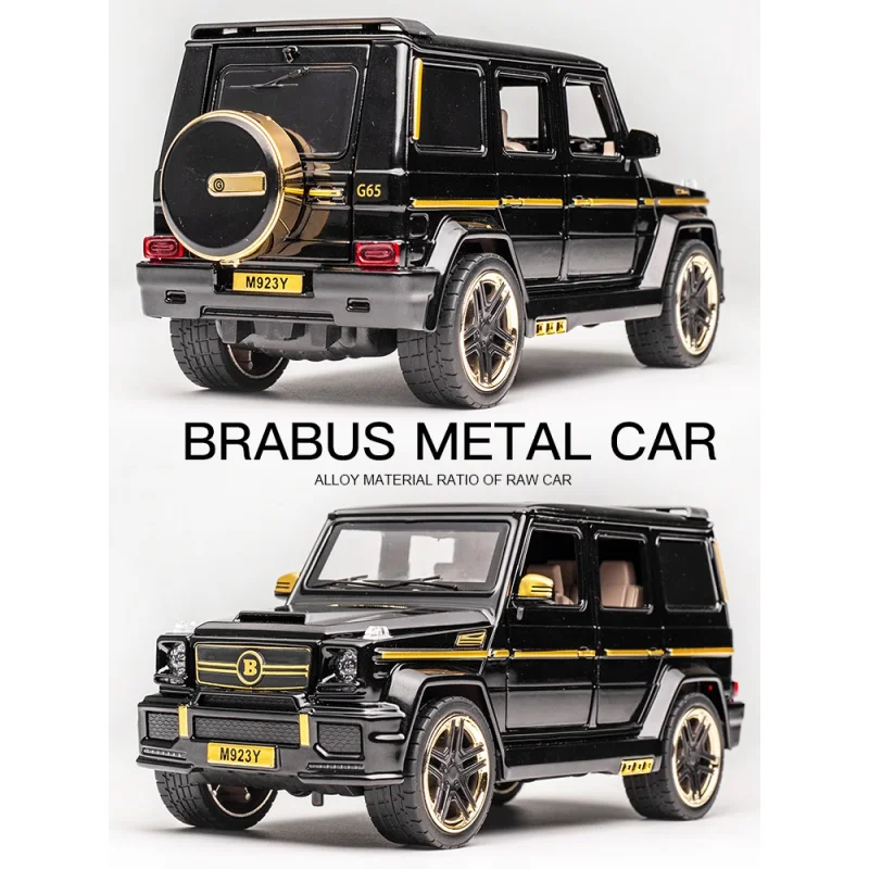 

Babos BenzG65Alloy Car Model 1:24 Liukai Boy's Car Simulation Car Model Toy Car
