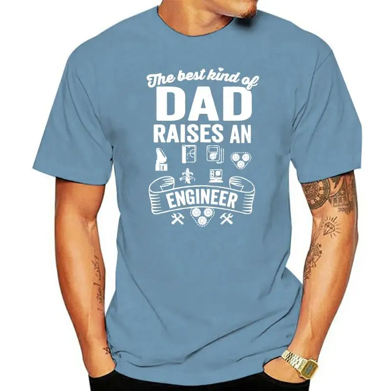w taty T-shirt Najlepszy tata podnosi prezent dla inżyniera na dzień ojca i