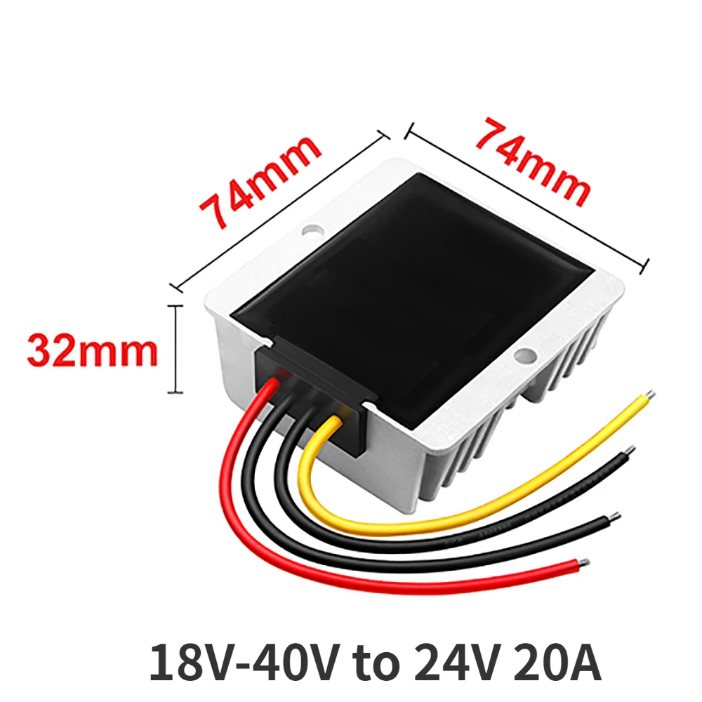 9-40 В, 12 В, 24 В, 36 В до 24 В, 2 А-25 А, понижающий/понижающий преобразователь питания постоянного тока, внешний понижающий модуль, регулятор солнечной батареи