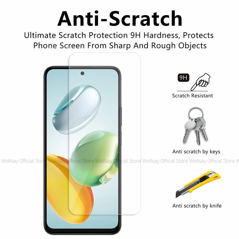 2/4 шт. защитная пленка для экрана Honor Play 60 Plus закаленное стекло полностью