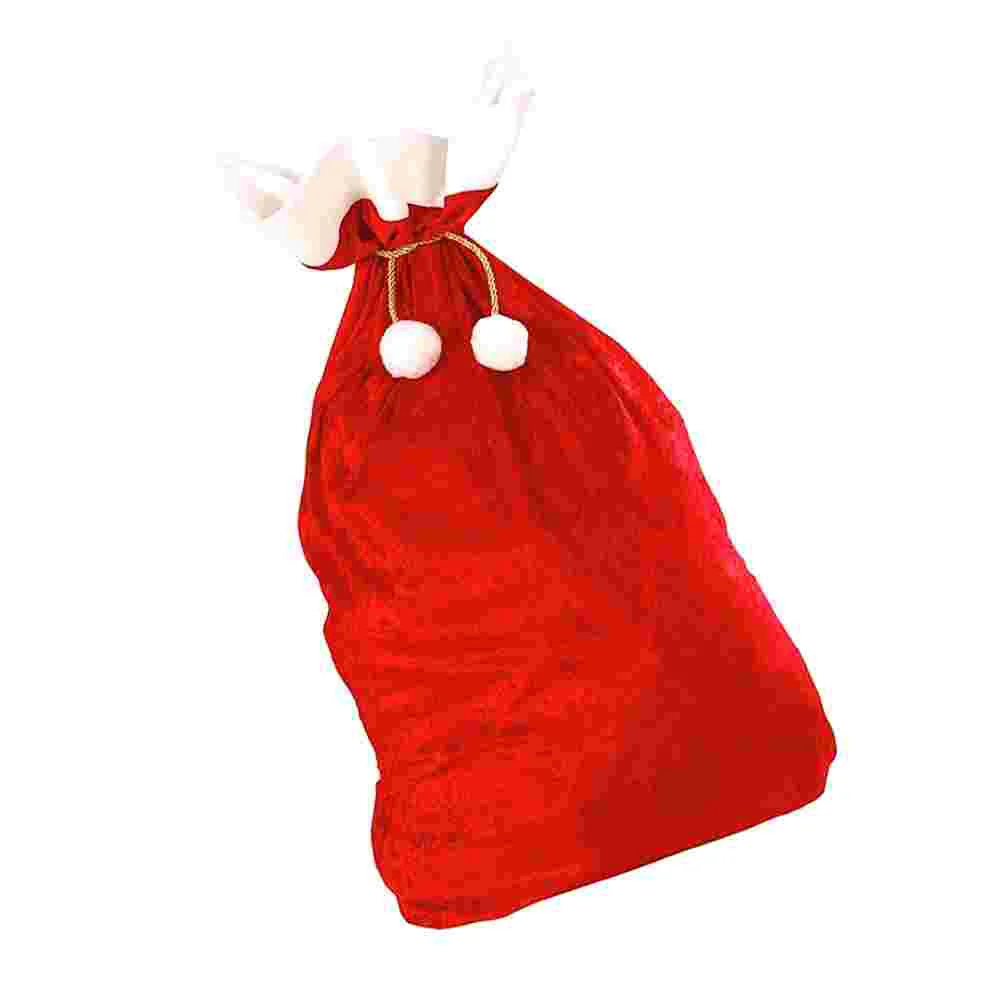 

Christmas Red Santa Sacks with Drawstring Cord Extra Large Santa Present Sack Bags for Xmas Present Storage Bags Holiday