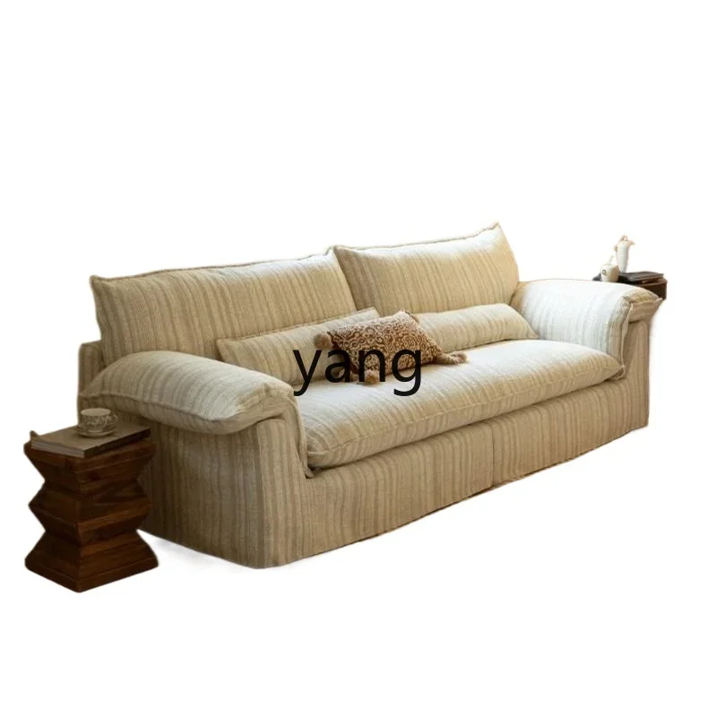 XYY Huayan Мебель Тканевый диван Гостиная Ленивый кремовый ветер Премиум Sense