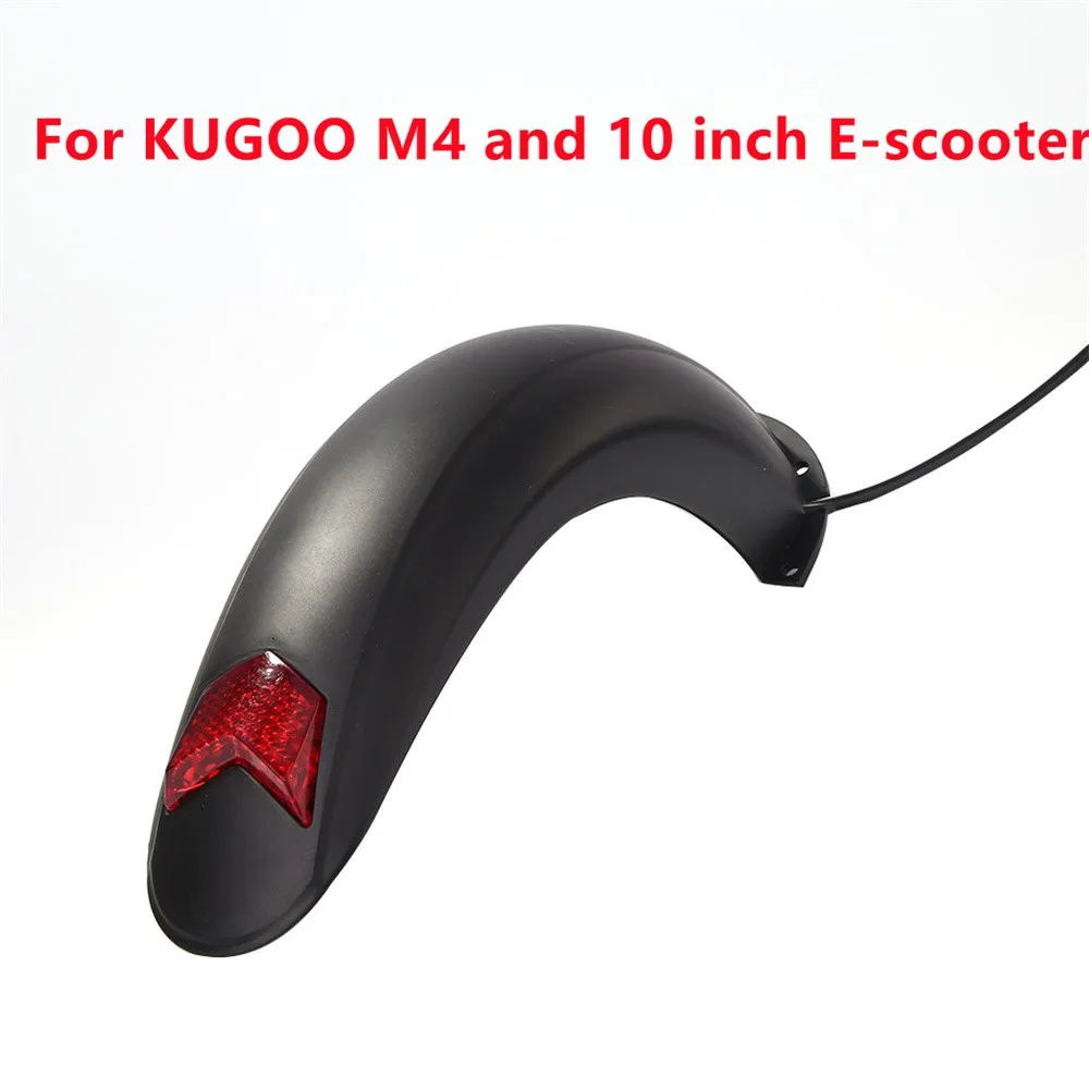 

Fast Dispatch Mudguard For KUGOO M4 10-inch Electric Scooter With Brake LED Tail Light