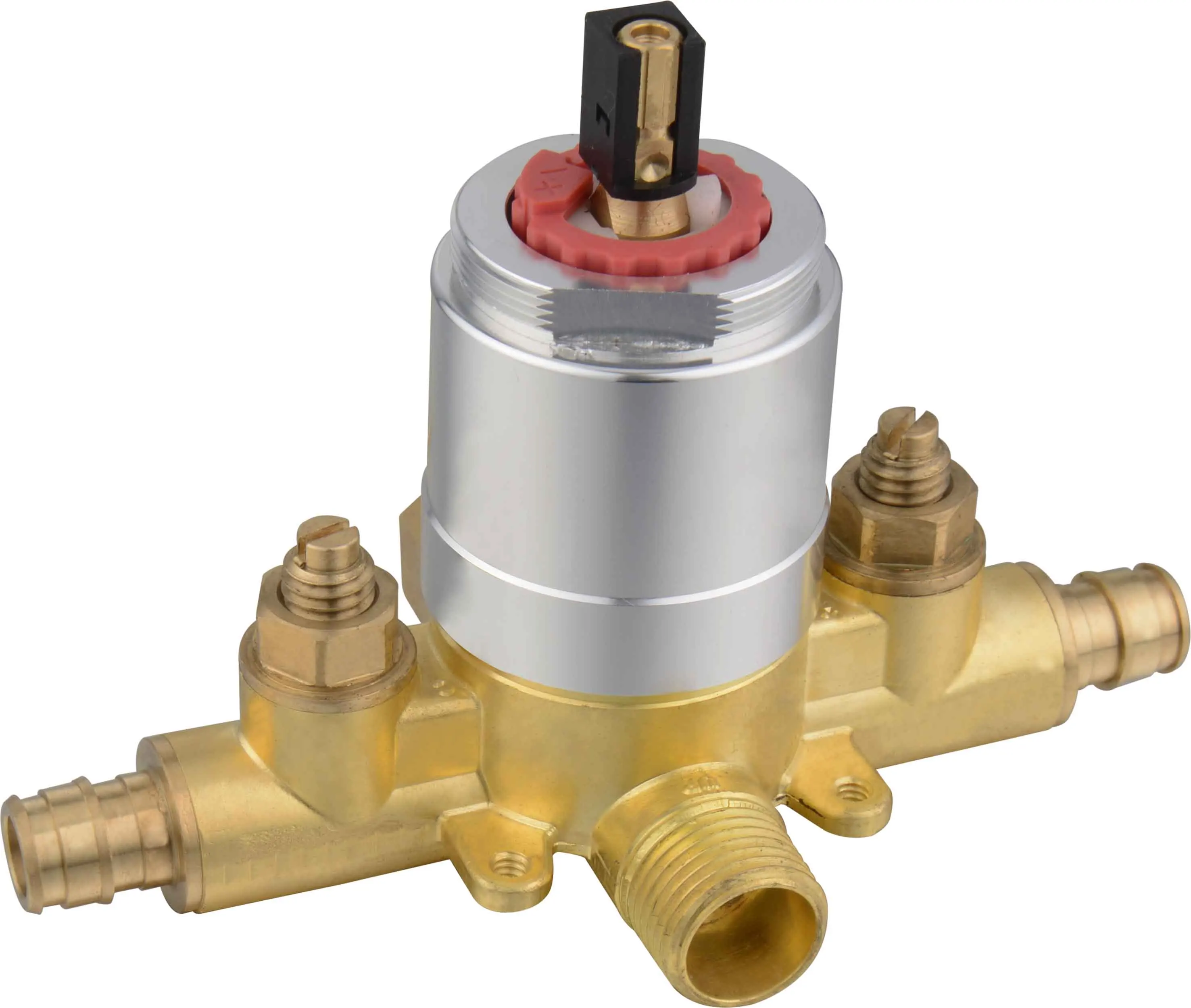 Термостатический смеситель для ванной и душа 1/2 дюйма серебристый 5 лет |